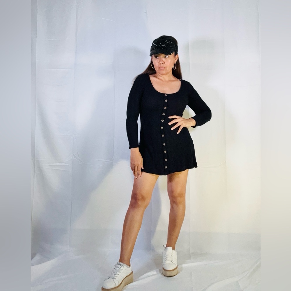 SO Black Mini Dress Elegant and Versatile